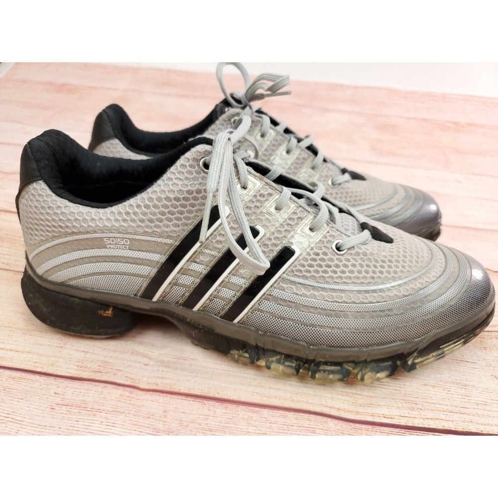 Adidas Men's Size 10 Golf Shoes Powerband Chassis Grip Zone Traxion 791003